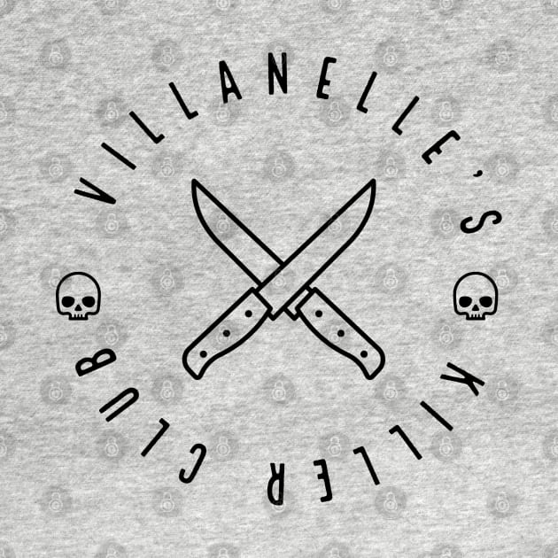 Villanelle's Killer Club (Black) by Kizmit